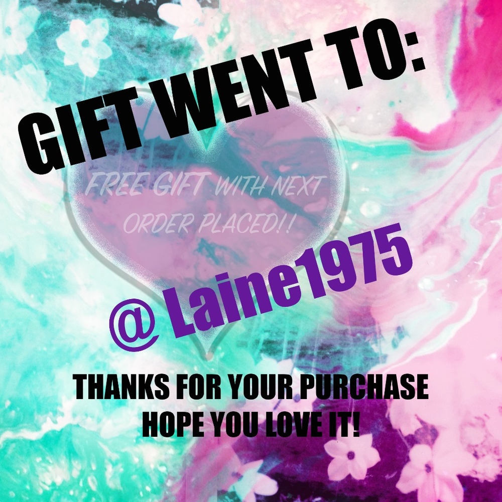 FREE GIFT GIVEAWAY WENT TO @Laine1975!!!
